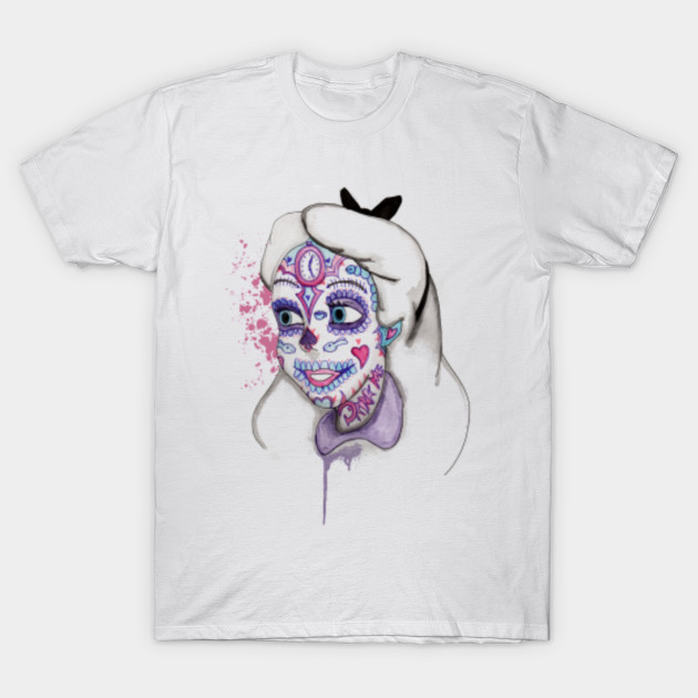 Alice Sugar Skull T-Shirt-TOZ